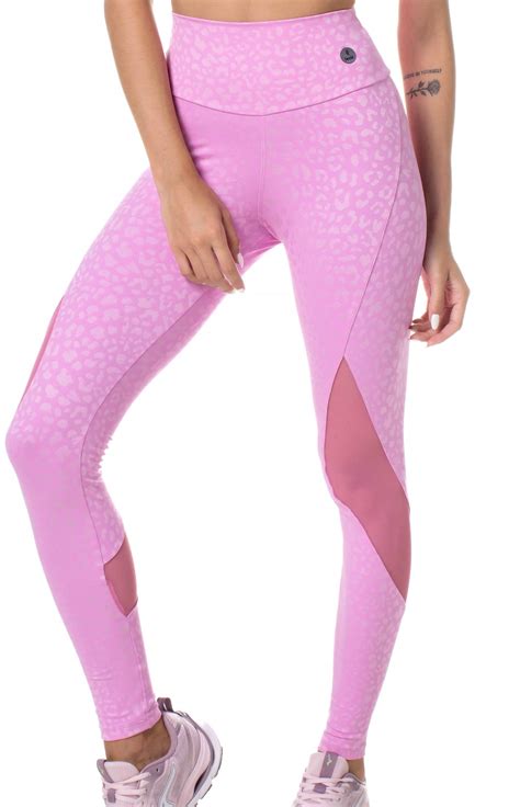 calça legging leopardo rosa|calça legging.